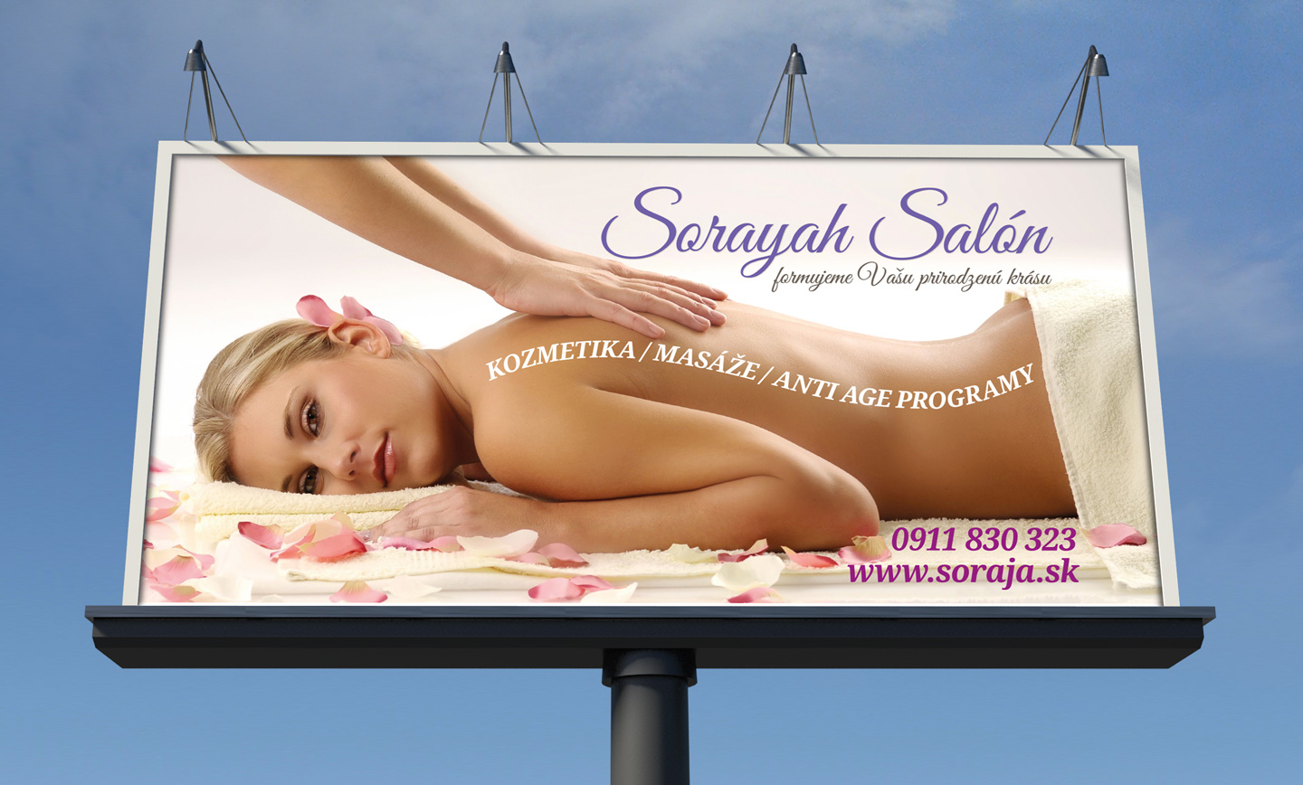 Sorayah Salón billboard
