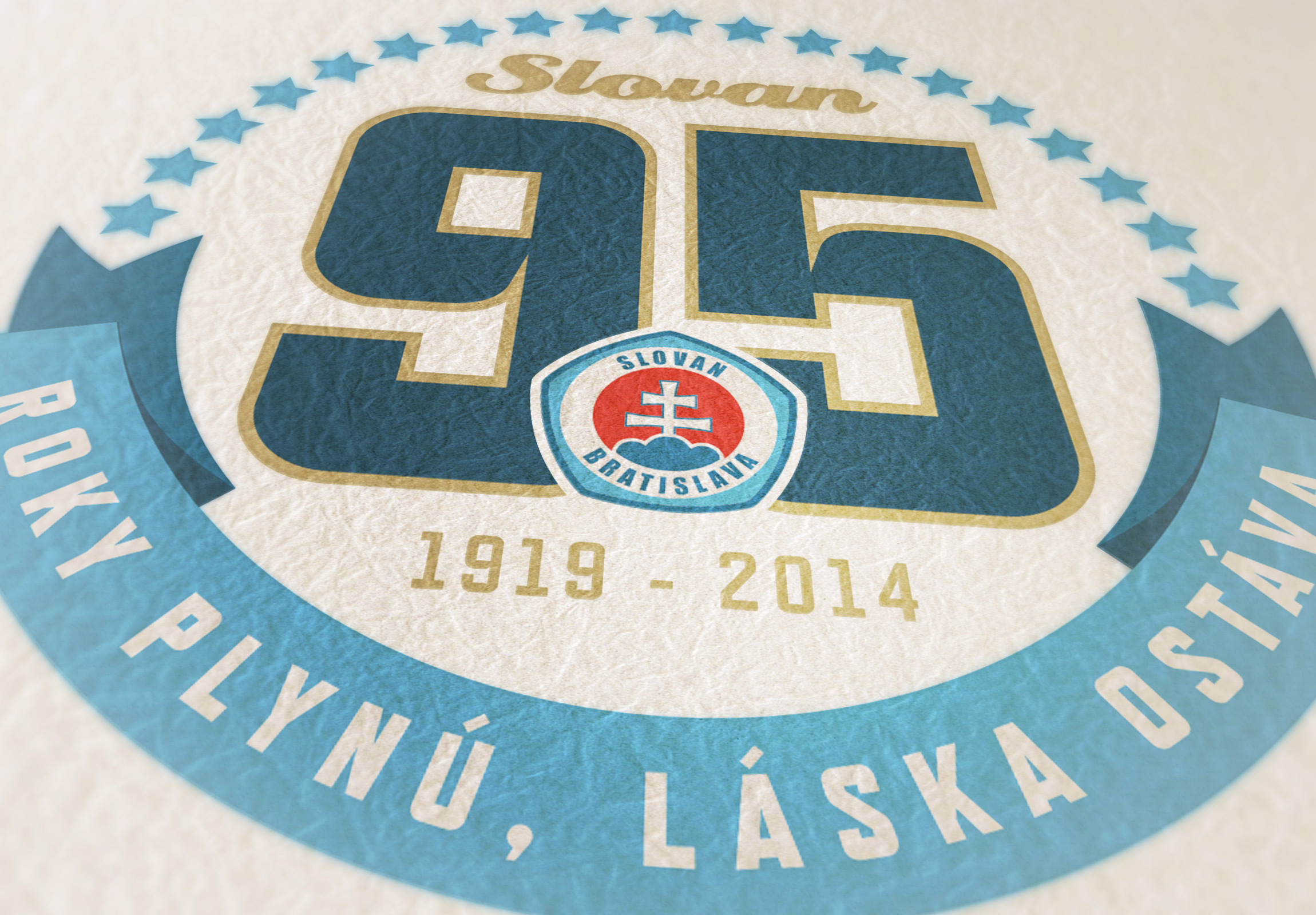 95 rokov ŠK Slovan logo