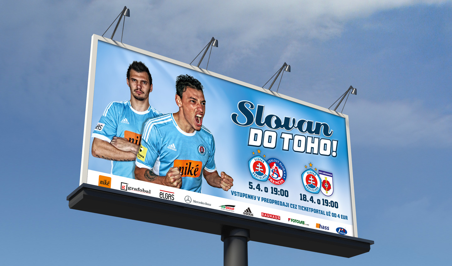ŠK Slovan Bratislava bilboard